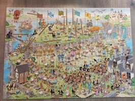 Comic puzzle Jan van Haasteren 1000 Teile Highland Games