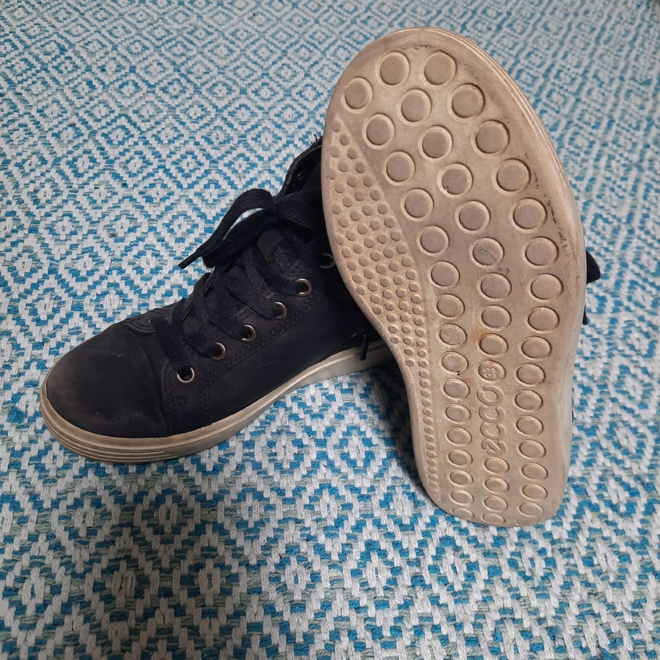 Ecco Scarpe da uomo: Ecco Lederschuhe, Winter-Sneakers, Gr. 33 – Usato da Niederbuchsiten venduto da Cheasily 1