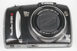 Canon PowerShot SX120 IS Digitalkamera mit Tasche