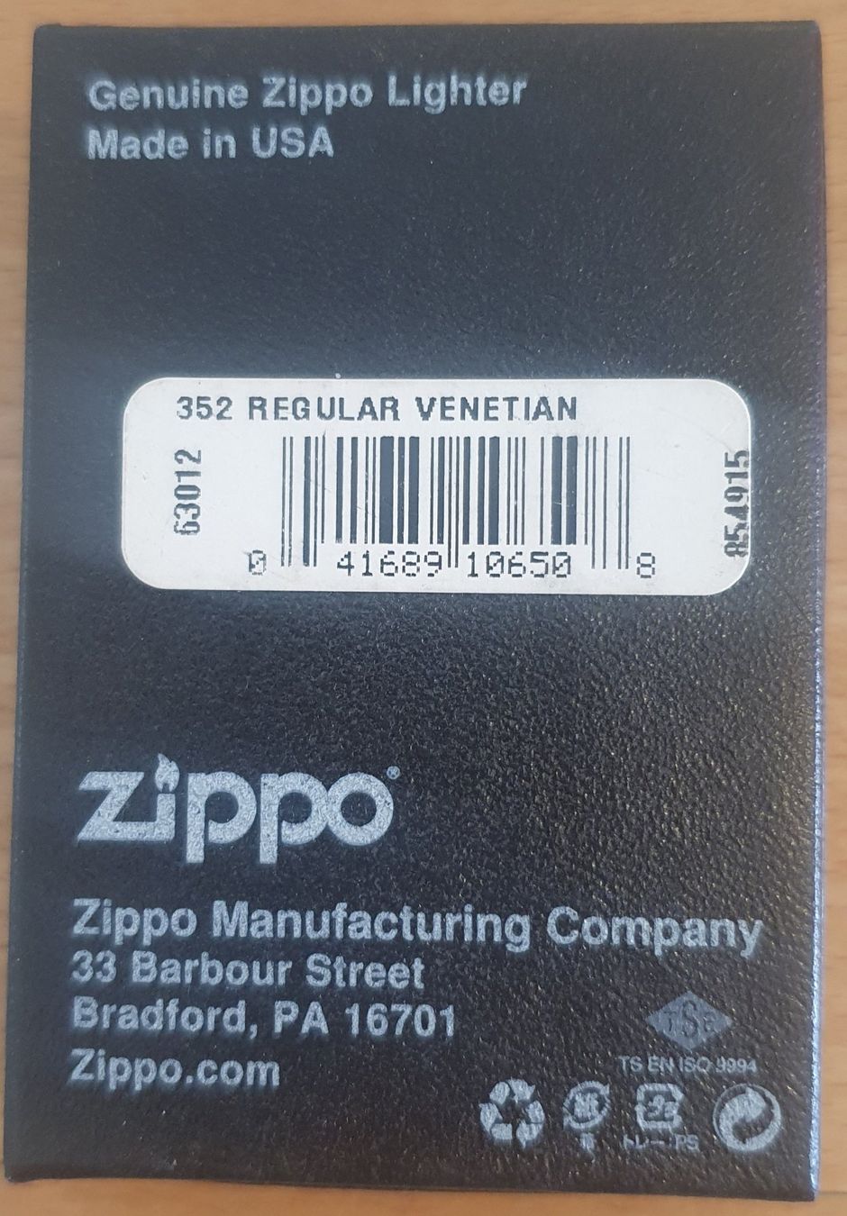 Zippo Accendini: Zippo Venetian 352 Chrome 2013 ungebraucht – Nuovo (secondo la descrizione) da Bern venduto da Llu 5