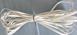 Ethernet Netzwerkkabel Cat7 Flachkabel weiss Gebraucht