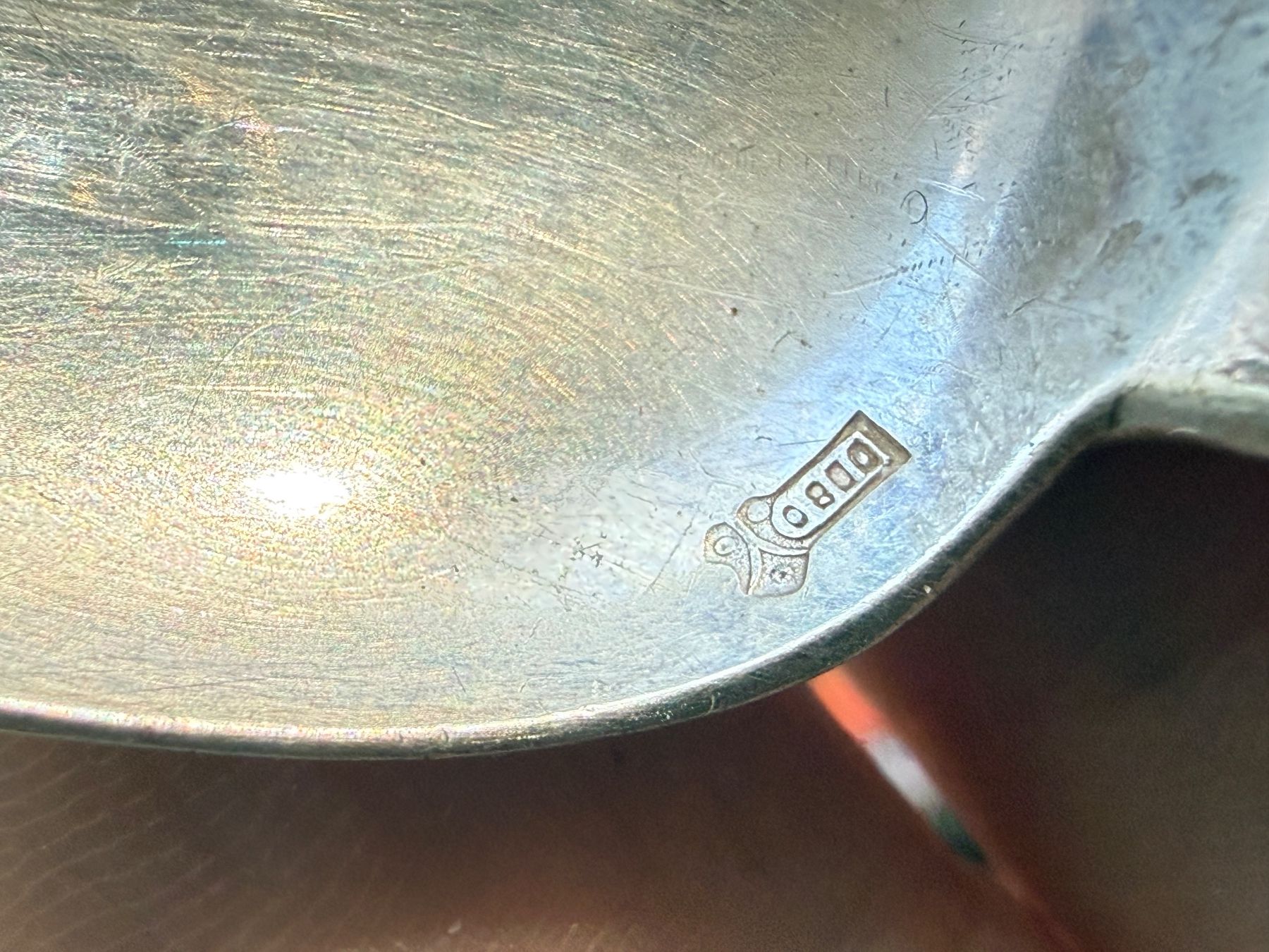 Set di posate: 4 Silber Tee Löffeln 800, 99g – Usato da Spiegel b. Bern venduto da Rogger72 4