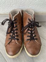 Gefütterte Mustang Schuhe Gr. 39 Leder