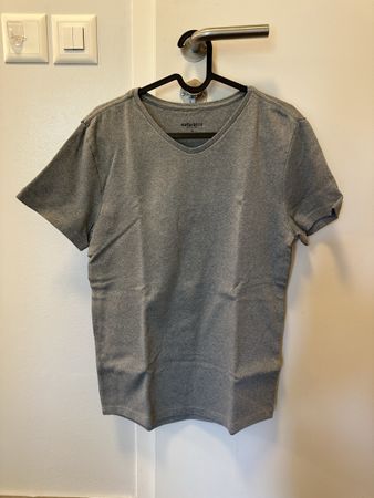 T-shirt gris chiné Naturaline, taille M - Comme neuf!