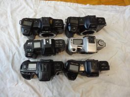6 STUCK  MINOLTA SPI REF ANTKI FILM KAMERAS.LÄÜFT ABER ANTIK