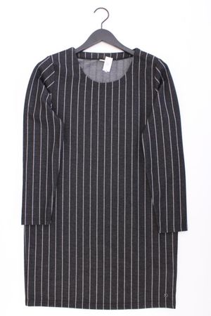 Nümph Langarmkleid Gr. L gestreift grau