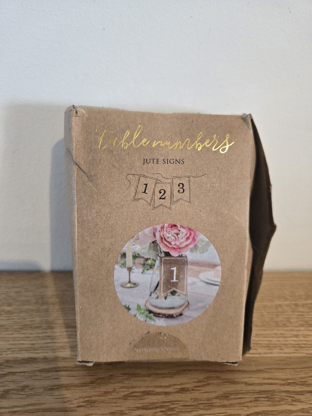 Tutte le decorazioni: Tischdeko Jute-Schilder "1 2 3" für Hochzeit oder Feste – Nuovo (secondo la descrizione) da Dübendorf venduto da Timulka