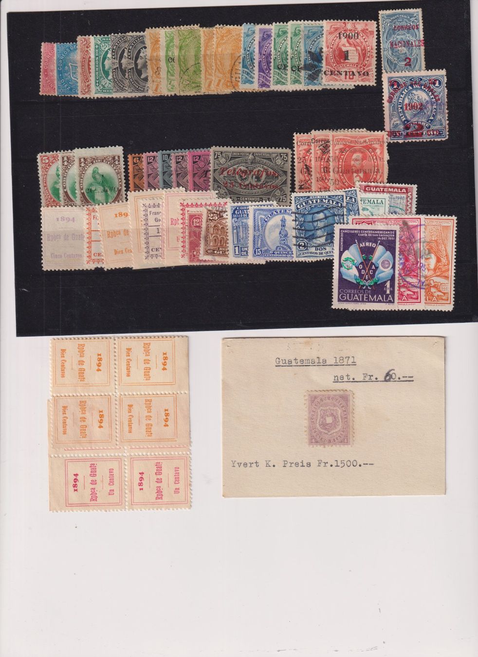 Tous les timbres: GUATEMALA ! Seltenes Angebot !! – D'occasion à Bibern SH par Heinibuehrer