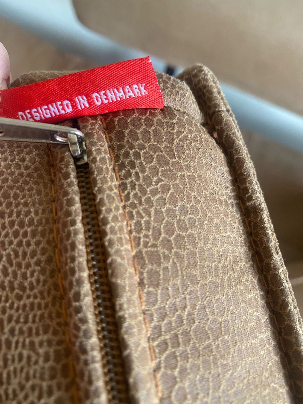 Divani: Schlafsofa Similileder beige Design Dänemark / Canapé-lit – Usato da Gümligen venduto da Xochitl 3