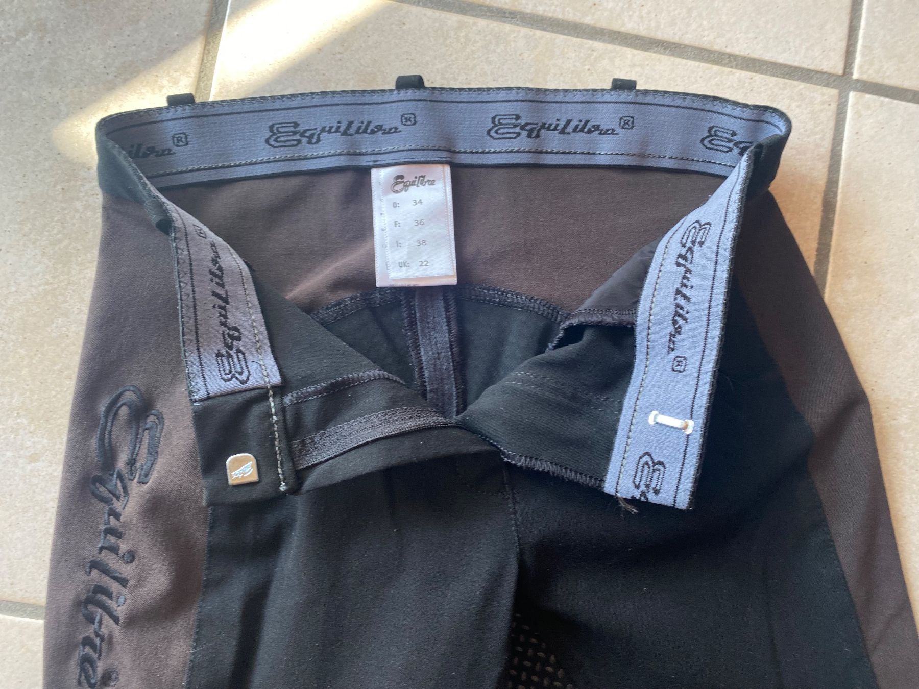Pantaloni: 36 Reithose schwarz braun ÉQUILIBRE – Usato da Orpund venduto da Mary8972 3