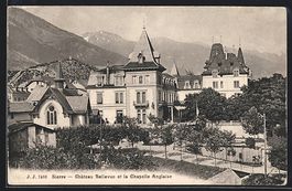 Sierre, Chateau Bellevue et la Chapelle 