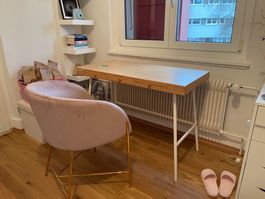 Herzige Schreibtisch Für Büro Holz 102x49x74Lieferung Gratis