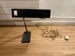 Lampe de bureau articulée vintage noire -Années 70 ✨