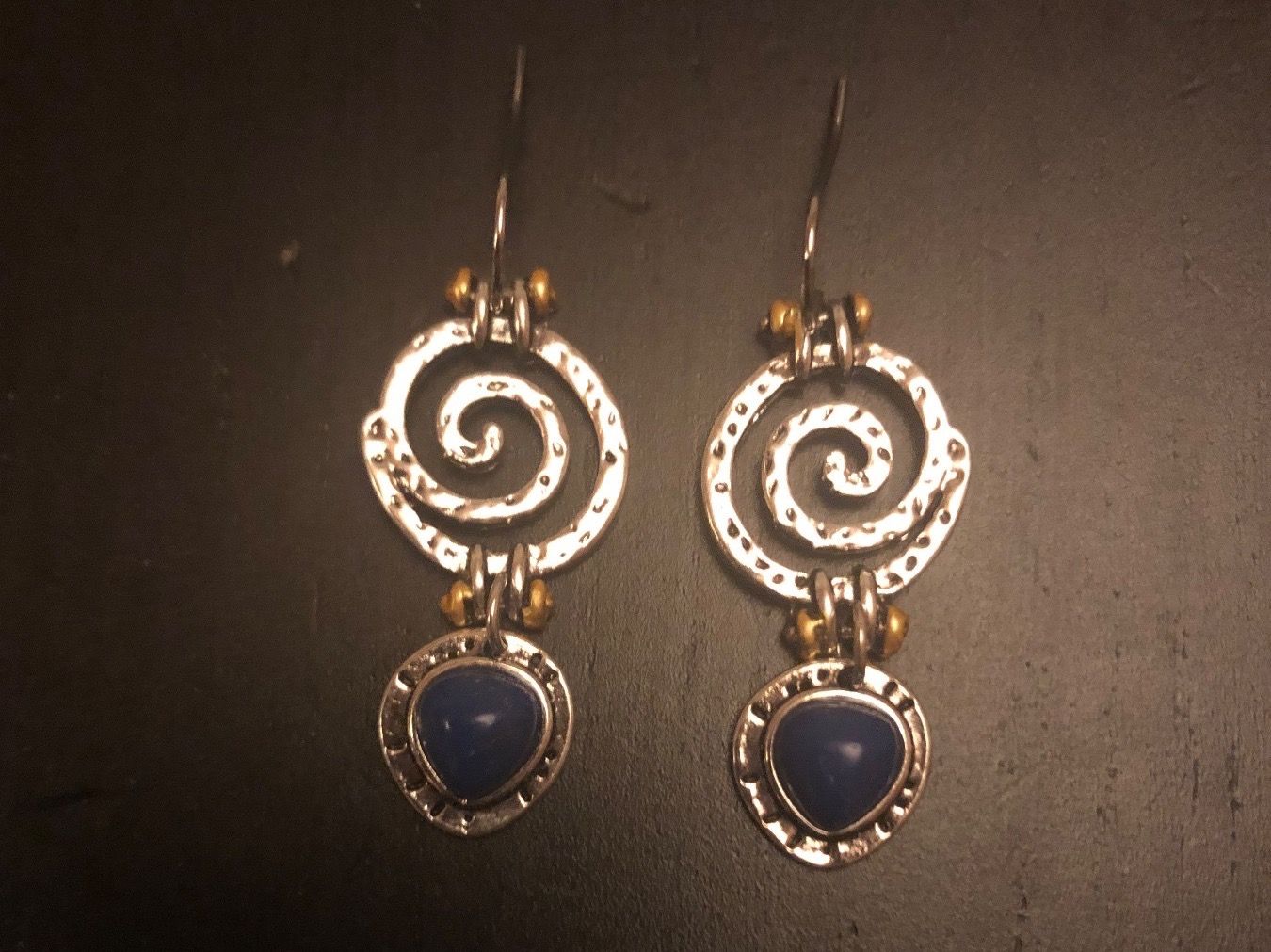 Orecchini pendenti & Orecchini a lobo: Ohrringe mit Lapislazuli – Nuovo (secondo la descrizione) da Gams venduto da Mariawicca 3