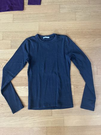 Langarmshirt Zara Dunkelgrau 