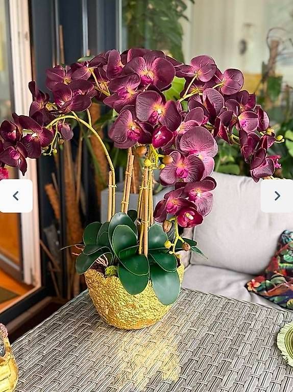 Tutte le decorazioni: 3 grosse Schalen mit künstlichen Orchideen – Nuovo (secondo la descrizione) da Luzern venduto da Brokiland 1