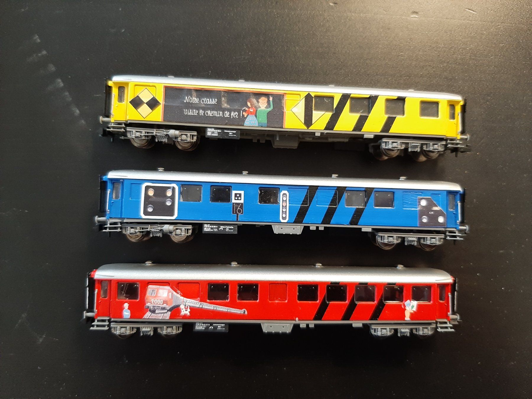 Modellini di ferrovie: Decals ''Train des écoles'' – Usato da Colombier NE venduto da Couscous12