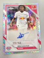 JOHAN BAKAYOKO 25-26 Chrome BuLi Fractor auto/52 RB Leipzig