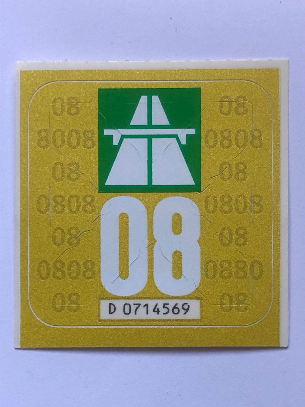 Vignette autostradali: Autobahnvignette 2008 – Usato da Ganterschwil venduto da ganterb