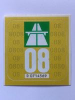 Autobahnvignette 2008