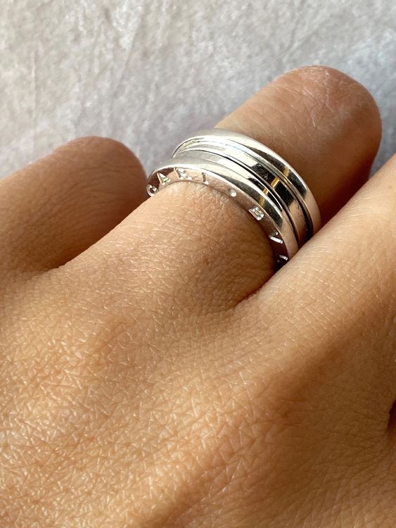 Zero1 Gebrauchte Bulgari Ringe BULGARI Ring Aus 18 Karat Weissgold  (Gebraucht) In Kriens