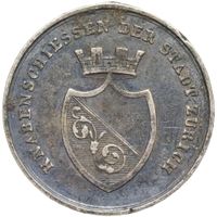 Schweiz Zürich Knabenschiessen Medaille o.J