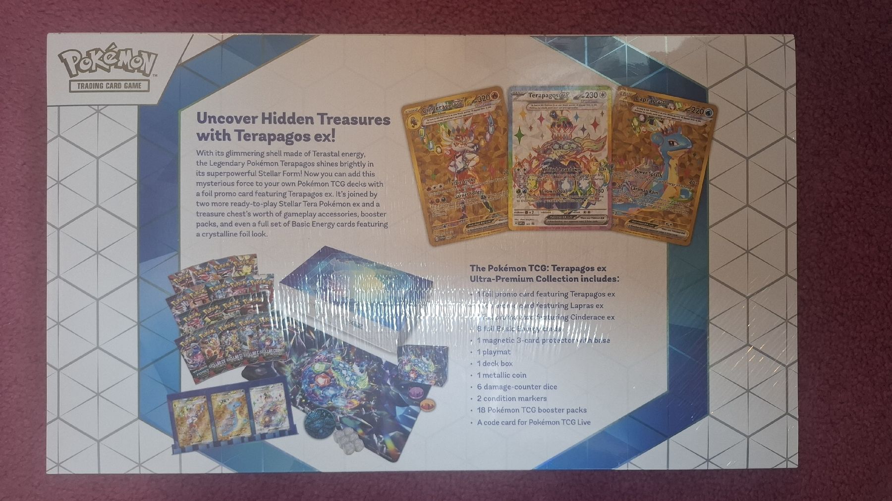 Pokémon Sammelbilder & Trading cards: 🇬🇧 UPC Terapagos Stellar Crown – Neu und originalverpackt aus St-Maurice von Amo. 1