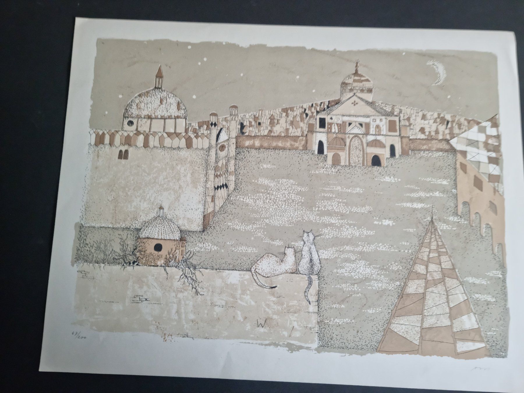Grafica & Litografie: OSSI CZINNER LITHOGRAPHIE SIGNIERT NUMMERIERT – Usato da Gersau venduto da grafik-kunst 2