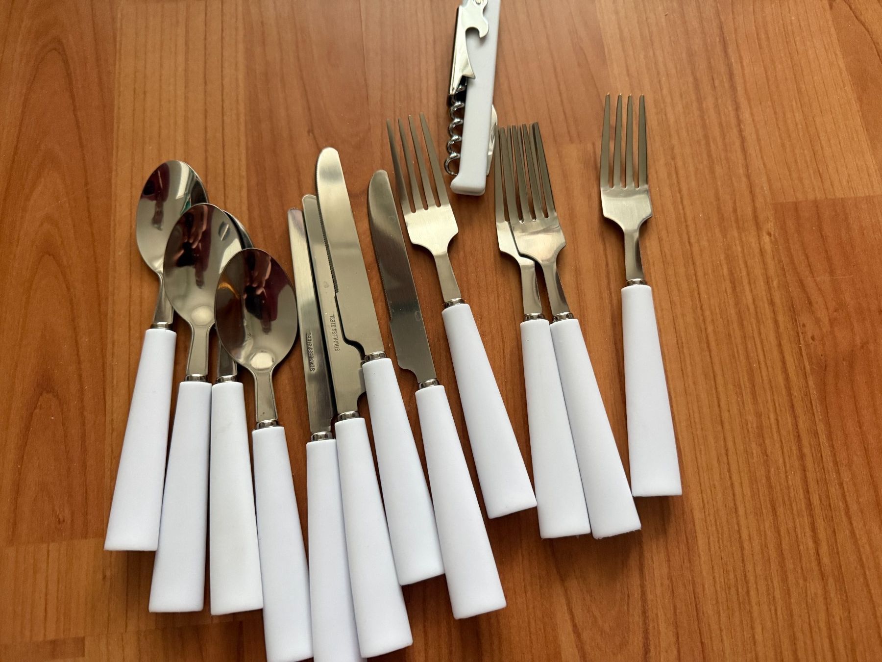 Set di posate: Besteck weiss – Nuovo e nell'imballaggio originale da Wängi venduto da squirrelwoman 1