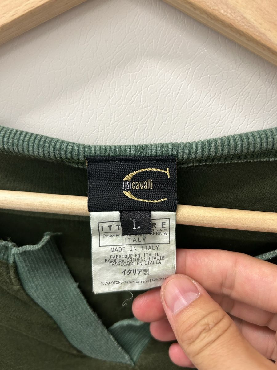 Roberto Cavalli T-shirt: Sweatshirt Longshirt Just Roberto Cavalli – Usato da Bern venduto da floorball_zoro 2