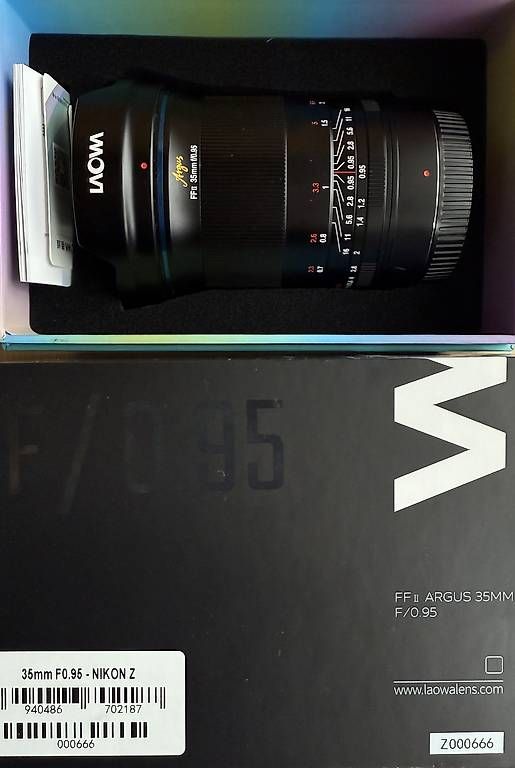 Objektive: Objektiv Venus Laowa Argus 35mm f/0.95 - Nikon Z – Gebraucht aus Schaffhausen von mameier7 1