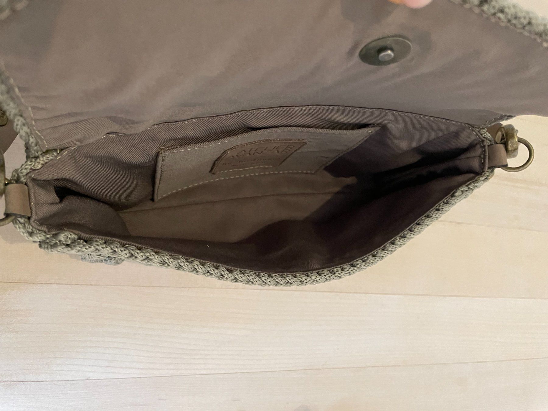 Borse da donna: Clutch-Tasche aus Strick – Nuovo (secondo la descrizione) da Weiningen ZH venduto da mad_t6dx 4