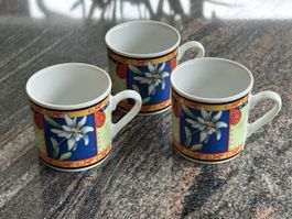Winterling Marktleuthen Doppio Tassen, 3 Stk., neuwertig