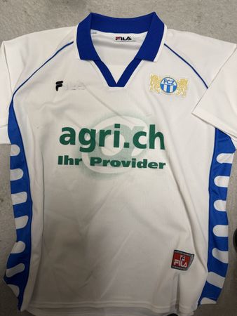 Fussballtrikot FCZ Fila weiss Grösse L gebraucht