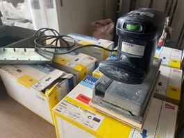 Festo RS2, Festool, Rutscher  & Schleifpapier assortiert