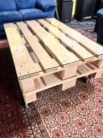 Salon Tisch Sicherheit-Glasplatte Unikat