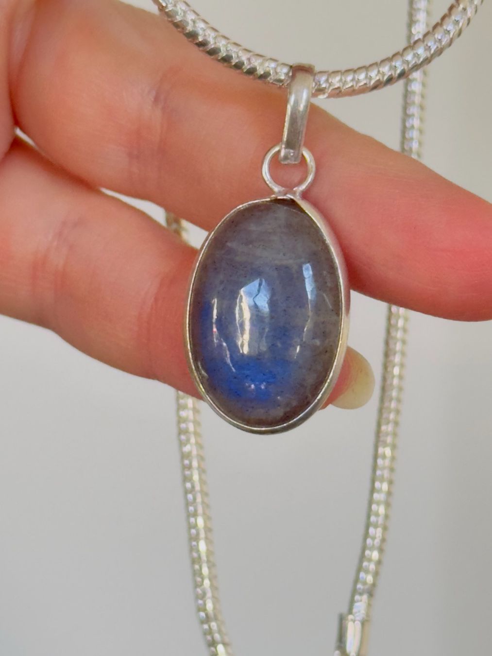 Catenine: Labradorite necklace – Nuovo e nell'imballaggio originale da Genève venduto da AGBERG 3