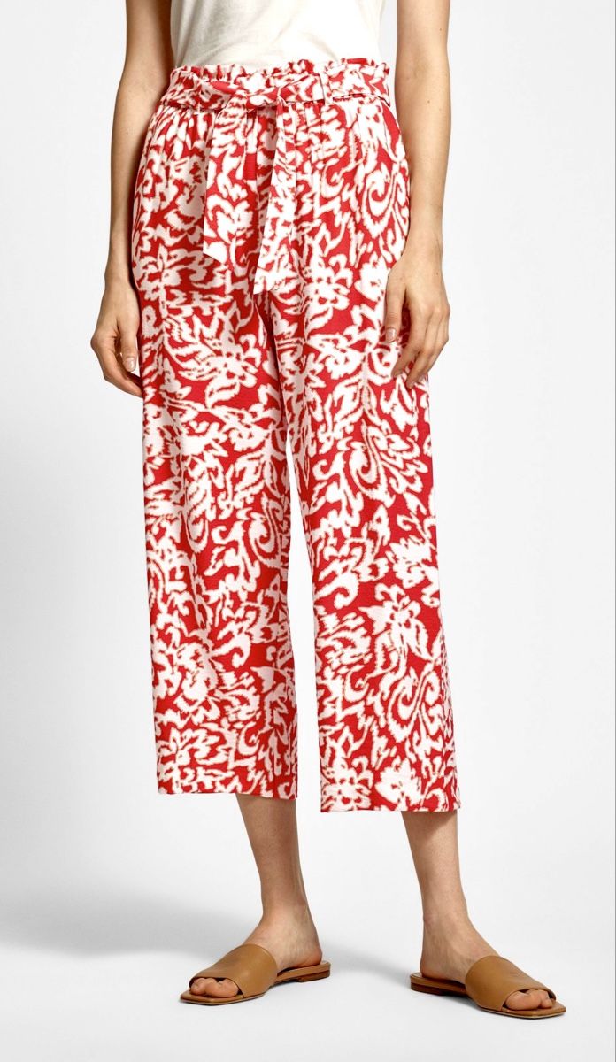 Comma Hosen: COMMA Wide Leg Stoffhose mit Bindegürtel G.36 – Gebraucht aus Oberwil BL von DANA_FOX