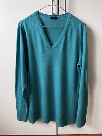 Gerry Weber Pullover, V-Ausschnitt, türkis, Grösse M