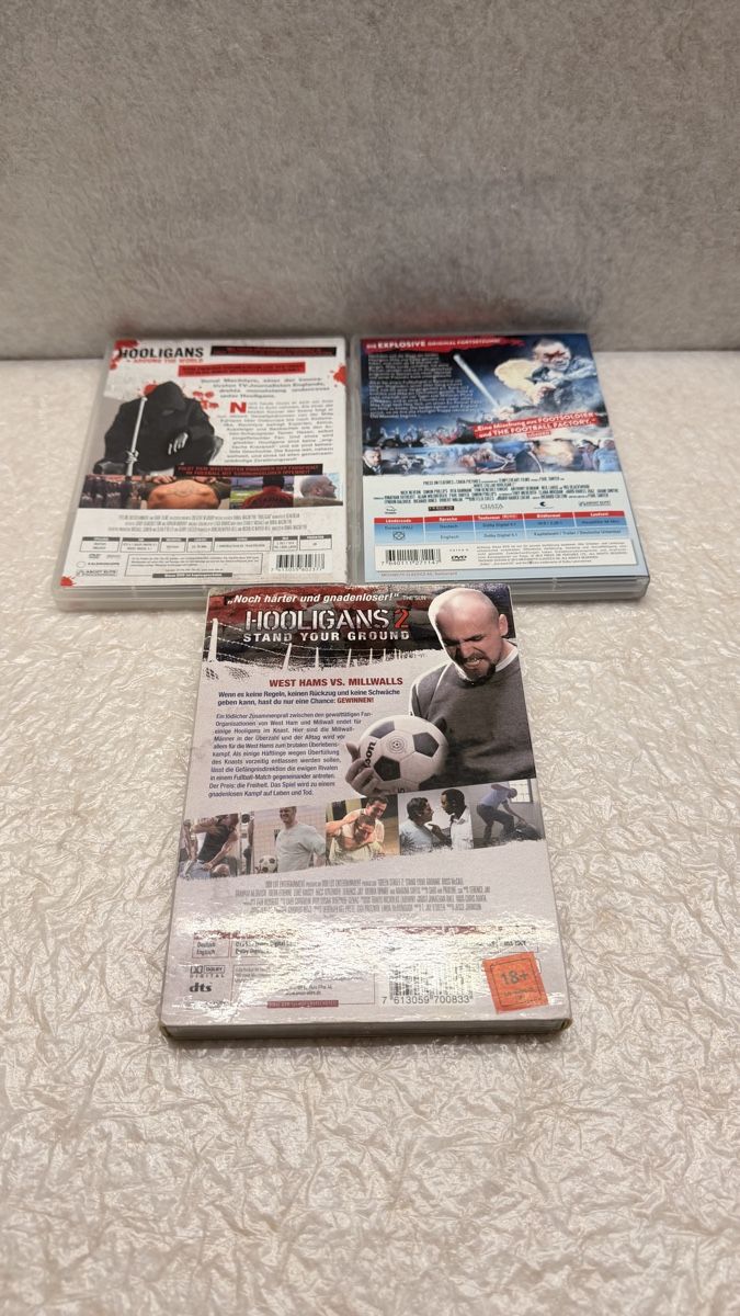 Tutti i DVDs: Hooligans DVD Film-Sammlung! – Usato da Rotkreuz venduto da perlengott 1