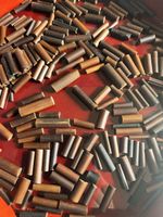 Grosses Lot Holzperlen Zylinder Naturfarben – Schmuck Bastel