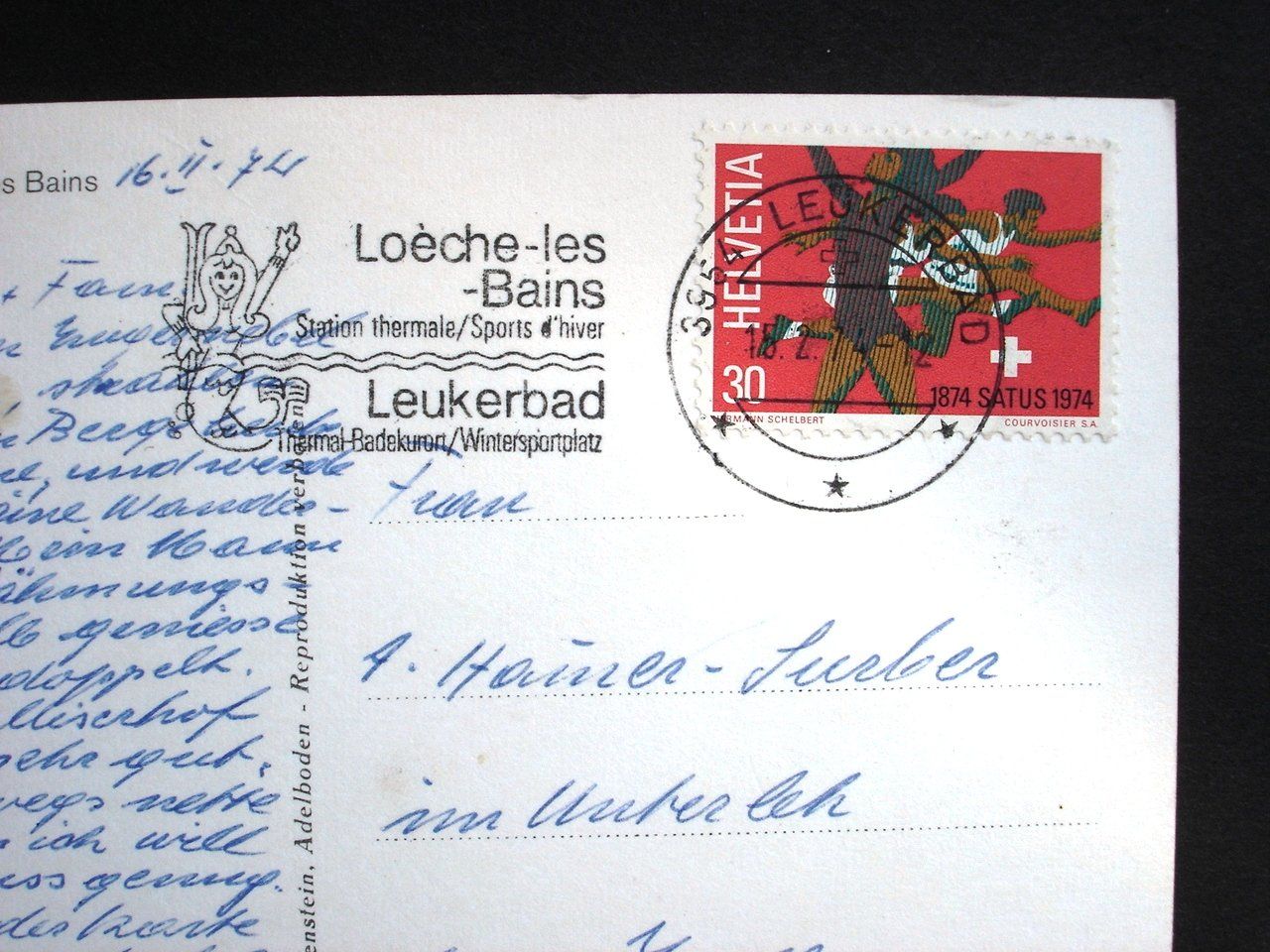 Cartes postales: LEUKERBAD Thermal Freiluftbäder – D'occasion à Jona par philajona 1