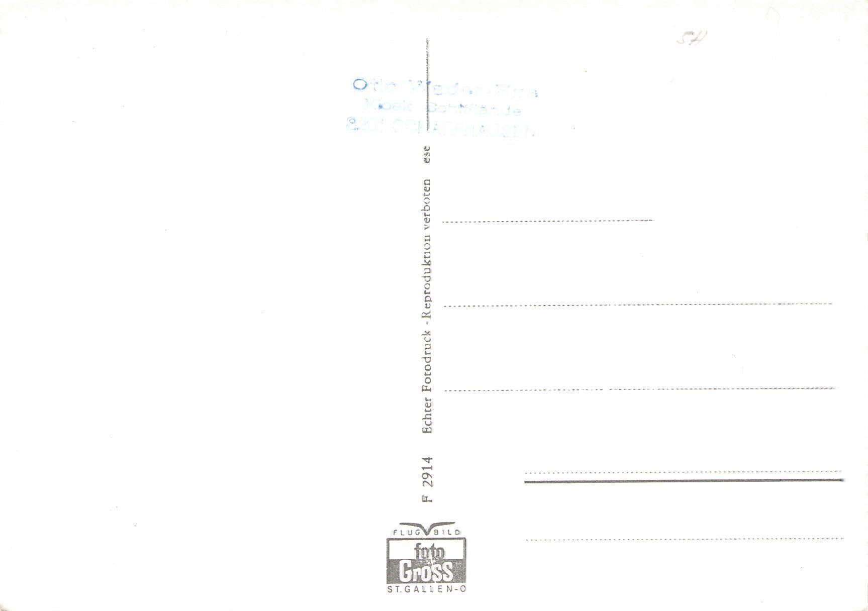Cartoline postali: - Flugaufnahme Schaffhausen – Usato da Reichenburg venduto da Pipo-67 1