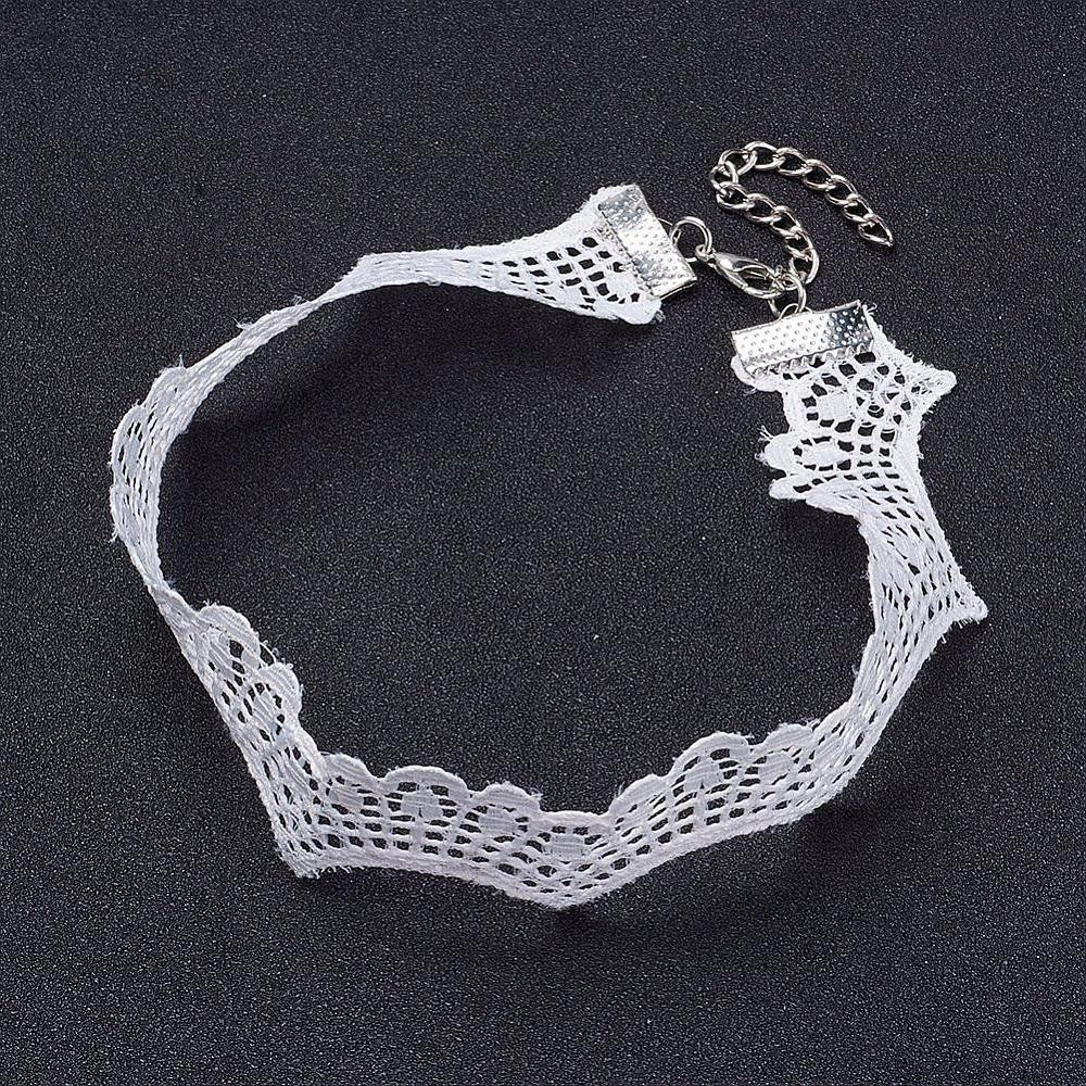 Ketten: Kette gotisch choker weiss 29cm – Neu (gemäss Beschreibung) aus Alpnachstad von perlengaby 1