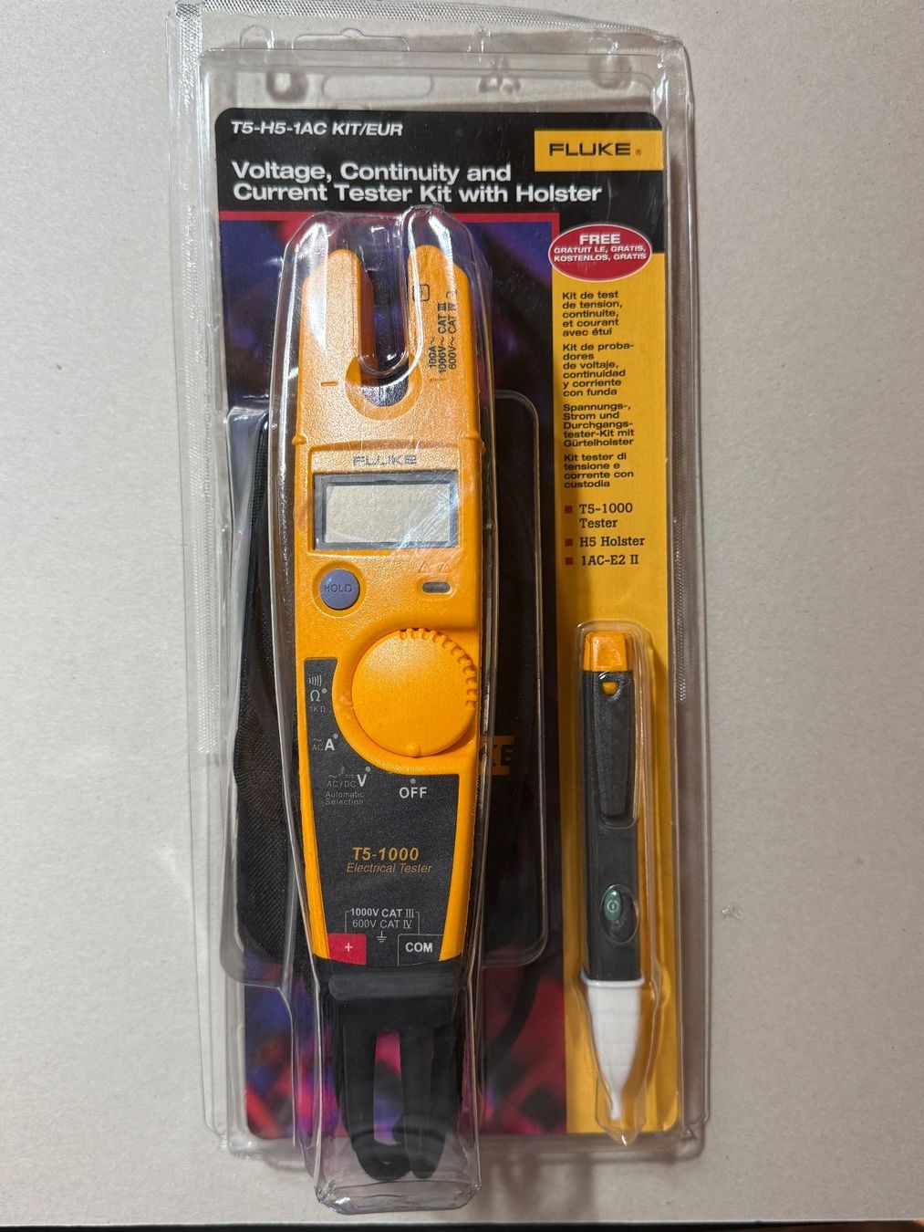 Fluke Misurare: FLUKE T5-H5-1AC-KIT – Nuovo e nell'imballaggio originale da Merenschwand venduto da Ej99