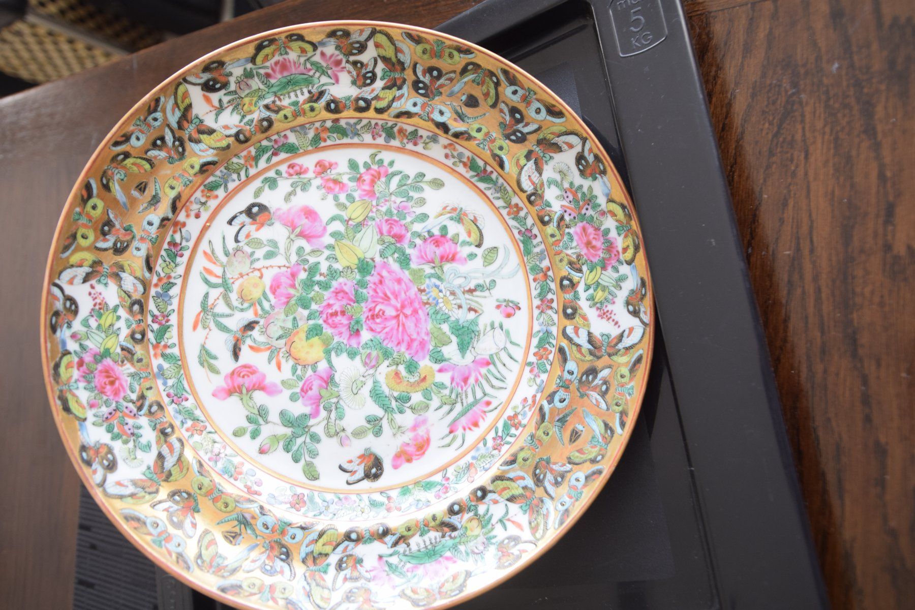 Piatti: Antiker Chinesischer Teller mit Blumenmuster, Vintage! – Usato da Luzern venduto da SosoNana