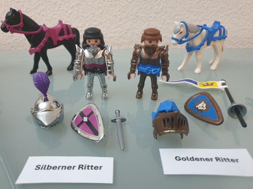PLAYMOBIL - 8 verschiedene Ritter mit Pferden & Ausrüstung | Kaufen auf