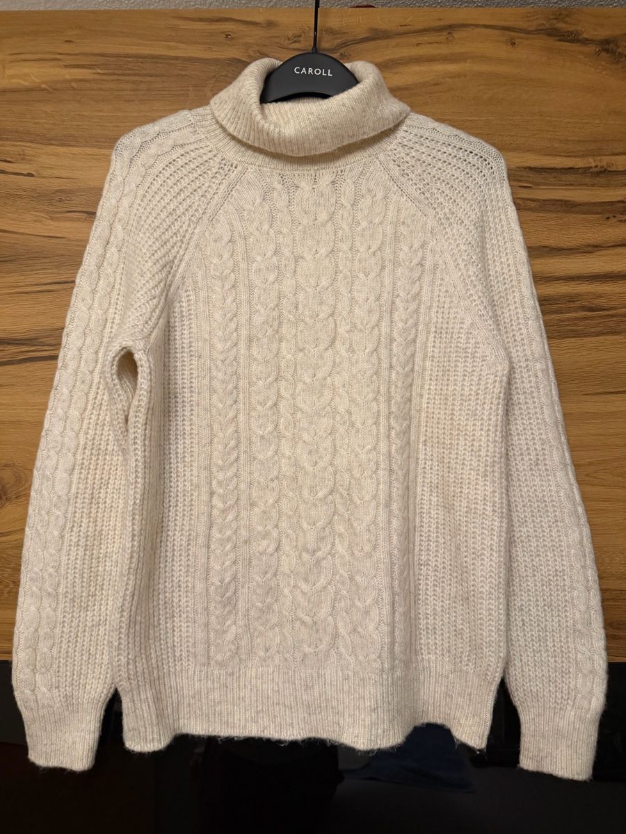 C&A Pullover & Sweatshirts: Rollkragenpullover C&A beige Zopfmuster Grösse M. – Gebraucht aus Adliswil von StephanieAnnina 1