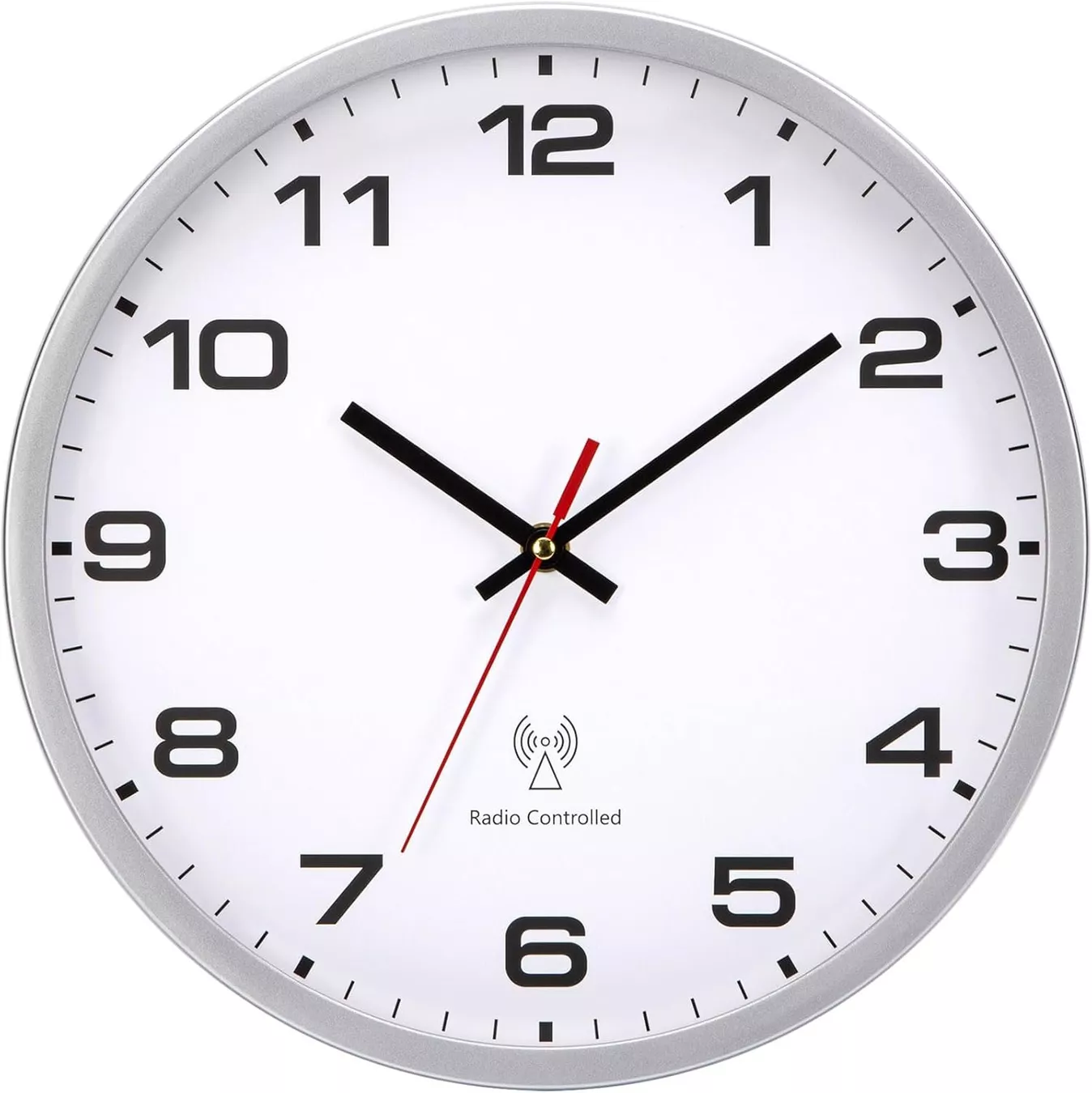 Orologi da terra & Orologi da parete: Funkuhr weiss – Nuovo e nell'imballaggio originale da Hundwil venduto da Stallone5