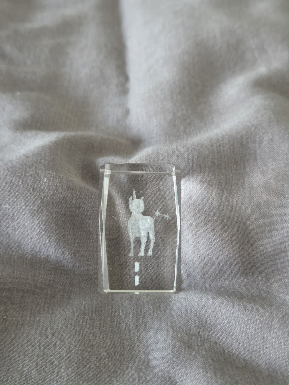 Tiragraffi: Glas Kristall, 3D Gravur "WIDDER" – Nuovo (secondo la descrizione) da Rickenbach-Sulz venduto da Bacardibabe 1